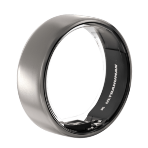 Smart Ring Ultrahuman Ring Air UHRA-NT-13, Bluetooth BLE5, HRV, VO2 Max, Android/iOS, Monitorizare ritm cardiac, Saturatie Oxigen, Autonomie 6 zile, 24.05 mm (Titan) imagine