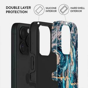 Husa Dual Layer Mystic River Burga pentru iPhone 16 Pro, Multicolor imagine