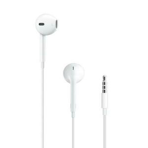 Casti Stereo In-Ear Apple EarPods MWU53ZM/A, Jack 3.5mm, Control pe fir, Microfon (Alb) imagine