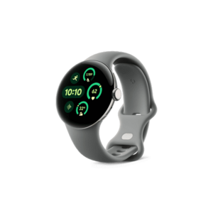 Smartwatch Google Pixel Watch 3 LTE, 45mm, Procesor Snapdragon W5 Gen 1, 2GB RAM, 32GB Flash, 5ATM, 4G, Wear OS (Auriu/Gri) imagine