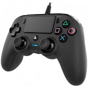 Controller cu fir Nacon Compact pentru Playstation 4, Negru imagine