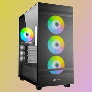 Carcasa Sharkoon Rebel C50 RGB, Mid Tower (Negru) imagine