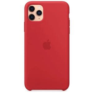 Protectie Spate Apple MWYV2ZM/A pentru iPhone 11 Pro Max, Silicon (Rosu) imagine