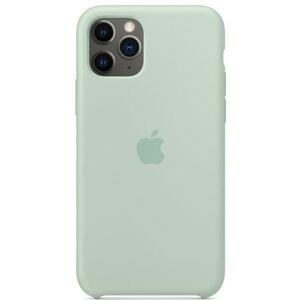 Protectie Spate Apple Beryl MXM72ZM/A pentru iPhone 11 Pro, Silicon (Verde) imagine