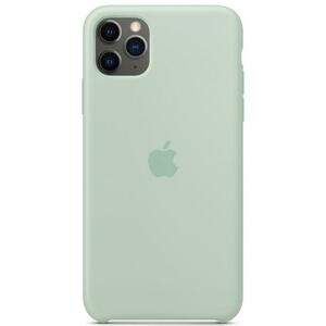 Protectie Spate Apple Beryl MXM92ZM/A pentru iPhone 11 Pro Max, Silicon (Verde) imagine