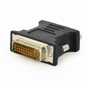 Adaptor Gembrid A-DVI-VGA-BK, DVI-A 24-pin la VGA 15-pin HD (Negru) imagine