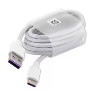 Cablu Type C Huawei HL1289, USB 3.1, original, 5A, alb imagine