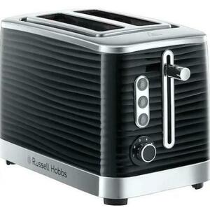 Prajitor de paine Russell Hobbs Inspire Black 24371-56, 1050 W, 2 felii (Negru/Argintiu) imagine