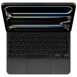 Husa cu tastatura Apple Magic Keyboard MWR23Z/A pentru iPad Pro 11‑inch (M4), Layout International (Negru) imagine