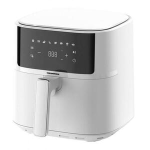 Friteuza cu aer cald Heinner WhiteElinn HAF-B6WH17SQ, 1700 W, 5.7 l, Display Digital, 8 programe, Temporizator 60 minute (Alb) imagine