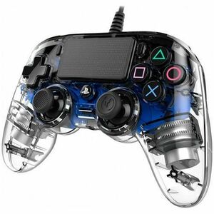 Controller cu fir Nacon Light pentru Playstation 4, Albastru imagine