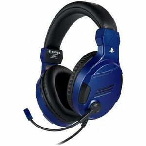 Casti Gaming Stereo BigBen Headset Licenta Sony Playstation, PC, Jack 3.5mm, Cablu 1.2m (Albastru) imagine