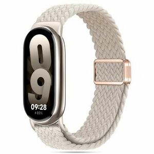 Curea Tech-Protect NylonMag pentru Xiaomi Smart Band 8/9, Bej imagine