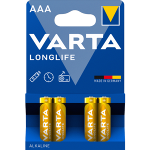 Baterii Varta 4103 Longlife Alkaline, 4 bucati imagine