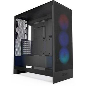 Carcasa NZXT H7 Flow RGB 2024, Mid-Tower, ATX, Negru imagine