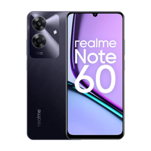 Telefon Mobil Realme Note 60, Procesor Unisoc Tiger T612 Octa-Core, IPS LCD Touchscreen 6.74inch, 6GB RAM, 128GB Flash, Camera 32 MP, Wi-Fi, 4G, Dual Sim, Android (Negru) imagine