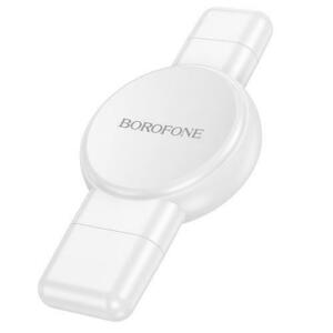 Incarcator Wireless Borofone BQ31 pentru Apple Watch Series, Alb imagine