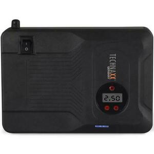 Starter auto multifunctional Technaxx TX-219, 14000 mAh, 600A, functie compresor si baterie externa, lanterna, USB-A (Negru) imagine