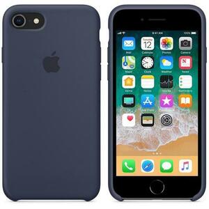 Protectie spate Apple MQGM2ZM/A Silicone pentru iPhone 7/8 (Midnight Blue) imagine