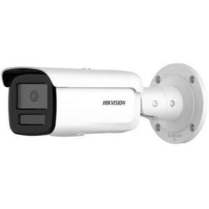 Camera Hikvision DS-2CD2T47G2H-LISU/SL(4mm)(EF), ColorVu, Smart Hybrid Light, IP, 4MP, IR 60m, lumina alba 60m, PoE, lentila 4mm, microfon, difuzor (Alb) imagine