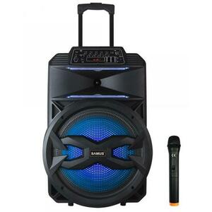 Boxa portabila Samus KARAOKE 15, 55 W, Bluetooth, Radio FM (Negru) imagine