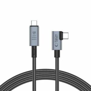 Cablu Date si Incarcare USB-C - USB-C Tech-Protect Ultraboost Max L, 240W, 1.5m, Gri imagine