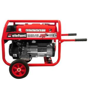 Generator pe benzina Elefant ZH3500-2, Iesire curent 2.8 kW, 7 CP, siguranta de pornire, indicator de benzina (Rosu/Negru) imagine