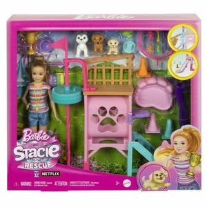 Set de joaca Barbie si Stacie To the rescue, Papusa Stacie dresoare de catei imagine