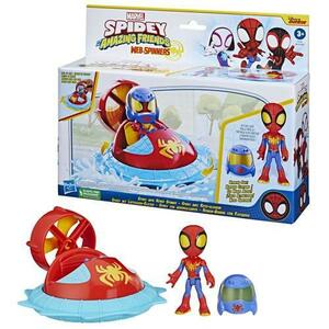 Set de joaca Spidey and his Amazing Friends Web-Spinners, Masinuta si figurina Spidey imagine