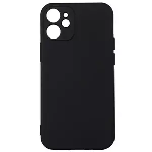 Husa smartphone Spacer pentru Iphone 12 Mini, grosime 1.5mm, material flexibil TPU, negru imagine