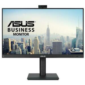 Monitor IPS LED ASUS 23.8inch BE249QFK, Full HD (1920 x 1080), VGA, HDMI, DisplayPort, Boxe, Pivot (Negru) imagine