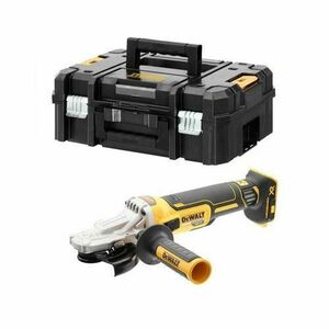 Polizor unghiular cu cap drept DeWALT DCG405FNT-XJ, 18 V, 125 mm, 9000 rpm, Cutie transport TSTAK, Fara acumulatori si incarcator (Negru/Galben) imagine