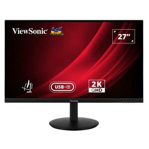 Monitor IPS LED ViewSonic 27inch VG2709-2K-MHDU-2, QHD (2560 x 1440), HDMI, DisplayPort, Pivot, Boxe, 100 Hz (Negru) imagine