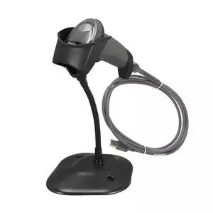 Cititor coduri de bare Zebra LI2208, 1D, USB, stand, Negru imagine