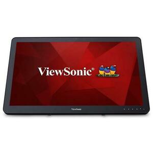 Monitor VA TFT LCD ViewSonic 23.6inch TD2430, Full HD (1920 x 1080), VGA, HDMI, DisplayPort, Touchscreen, Boxe, USB 3.0 (Negru) imagine