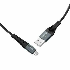 Cablu Date si Incarcare USB-A - microUSB HOCO X38 Cool, 18W, 1m, Negru imagine