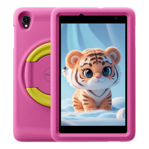 Tableta Blackview Tab A5 Kids, Procesor Unisoc Tiger T310, Ecran IPS HD+ 8inch, 3GB RAM, 64GB Flash, 5MP, Wi-Fi, Bluetooth, 4G, Dual SIM, Android (Roz) imagine