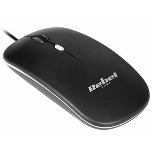 Mouse Rebel KOM1023-B, 1200 DPI (Negru) imagine