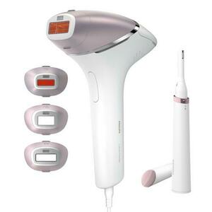 Epilator IPL Philips Lumea Prestige IPL BRI 949/00, 450.000 impulsuri, senzor SmartSkin, trimmer inclus (Roz) imagine