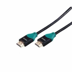 Cablu HDMI, V2.0, tata-tata, 4K@60hz, 1080P, High Speed Ethernet, contacte aurite, 1m, Nexio NX-VN-HD40-1M imagine