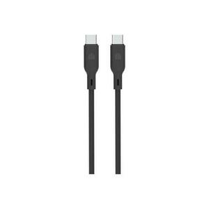 Cablu de date Dviced USB-C la USB-C, 1, 25m (Negru) imagine