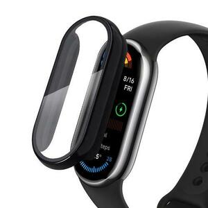 Folie Protectie Tech-Protect Defense360 pentru Xiaomi Smart Band 9, Sticla Flexibila, Negru imagine