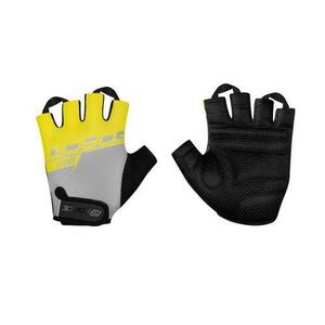 Manusi ciclism Force Sport Grey/Yellow, marimea XS imagine