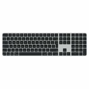 Tastatura Wireless Apple Magic Keyboard (2024), Touch ID, Tastatura Numerica, Layout International (Negru) imagine