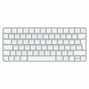 Tastatura Wireless Apple Magic Keyboard (2024), Touch ID, Layout International (Alb) imagine