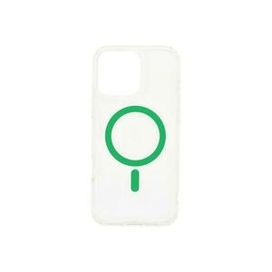 Husa Protectie Spate Dviced DV511031, Magsafe, pentru iPhone 16 Pro Max (Verde/Transparent) imagine