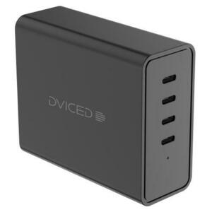 Incarcator retea Dviced Desktop DV211002 140W, GaN, 4 USB-C (Negru) imagine