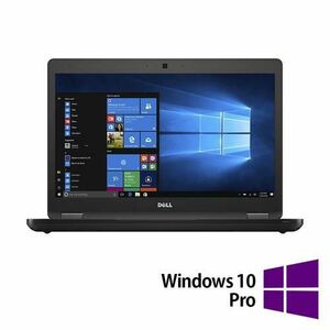 Laptop Refurbished DELL Latitude 5480, Intel Core i5-6200U 2.30 - 2.80GHz, 8GB DDR4, 256GB SSD, 14 Inch HD, Webcam + WIndows 10 Pro imagine