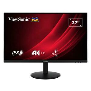 Monitor IPS LED ViewSonic 27inch VG2708-4K, UHD (3840 x 2160), HDMI, DisplayPort, Pivot (Negru) imagine