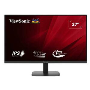 Monitor IPS LED ViewSonic 27inch VA2708-2K-HD, QHD (2560 x 1440), HDMI, DisplayPort, 100 Hz, 1 ms (Negru) imagine